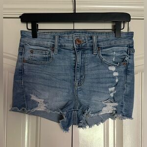 American Eagle Super Stretch Hi-Rise Shortie Shorts
